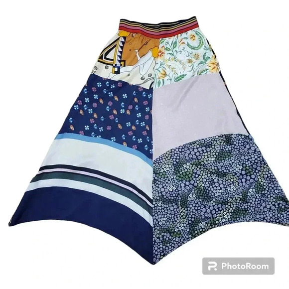See by Chloé Summer Patchwork Handkerchief Skirt S - Picture 9 of 9